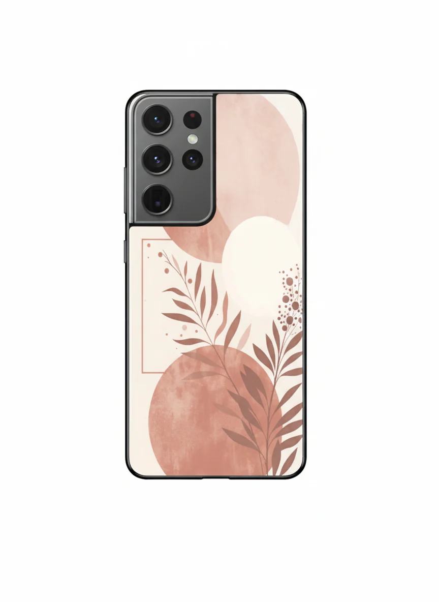 Blush Harmon Premium Glass Back Cover For Galaxy S, A, M & F Series - Image 6