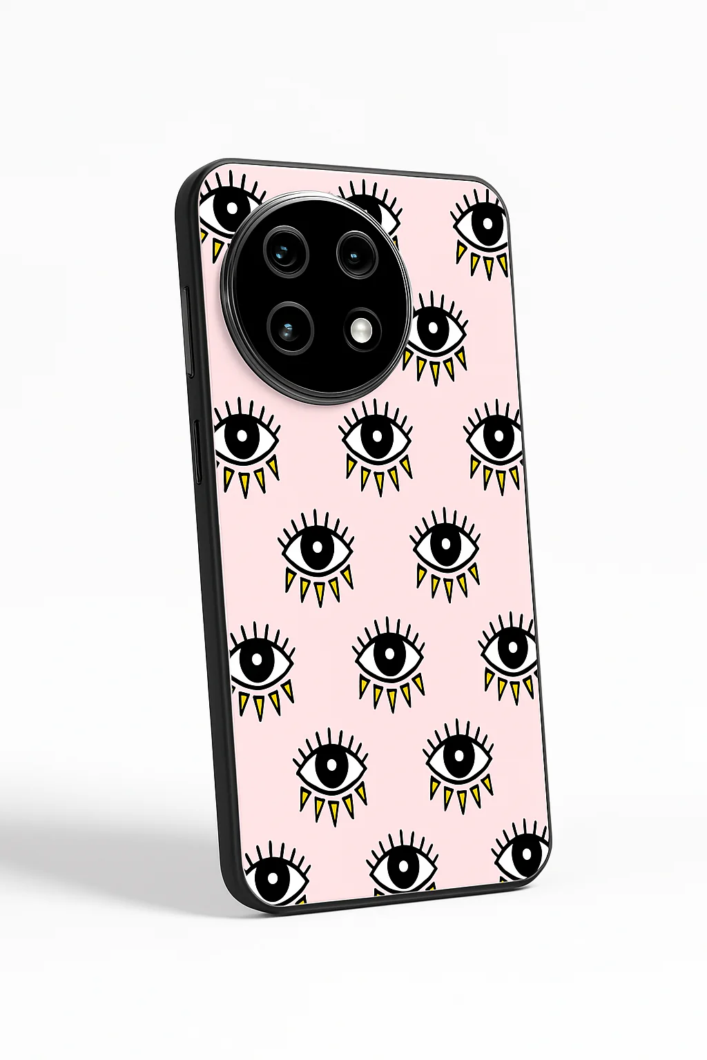 Boho Evil Eye Premium Glass Back Cover For One Plus 13, 12, 11, 10, Nord Series - Image 3