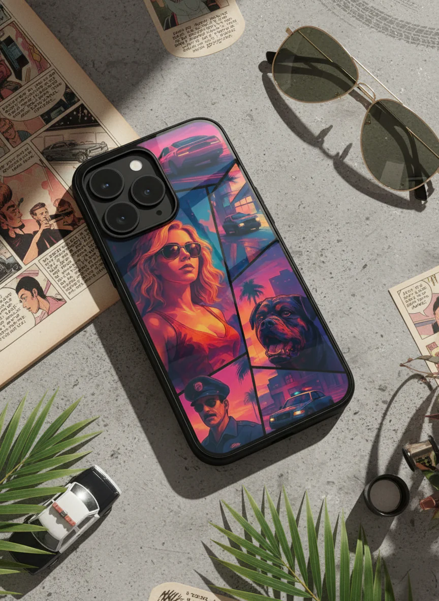 GTA Loading Premium Glass Back Cover For iPhone 11-17 Models - Image 10