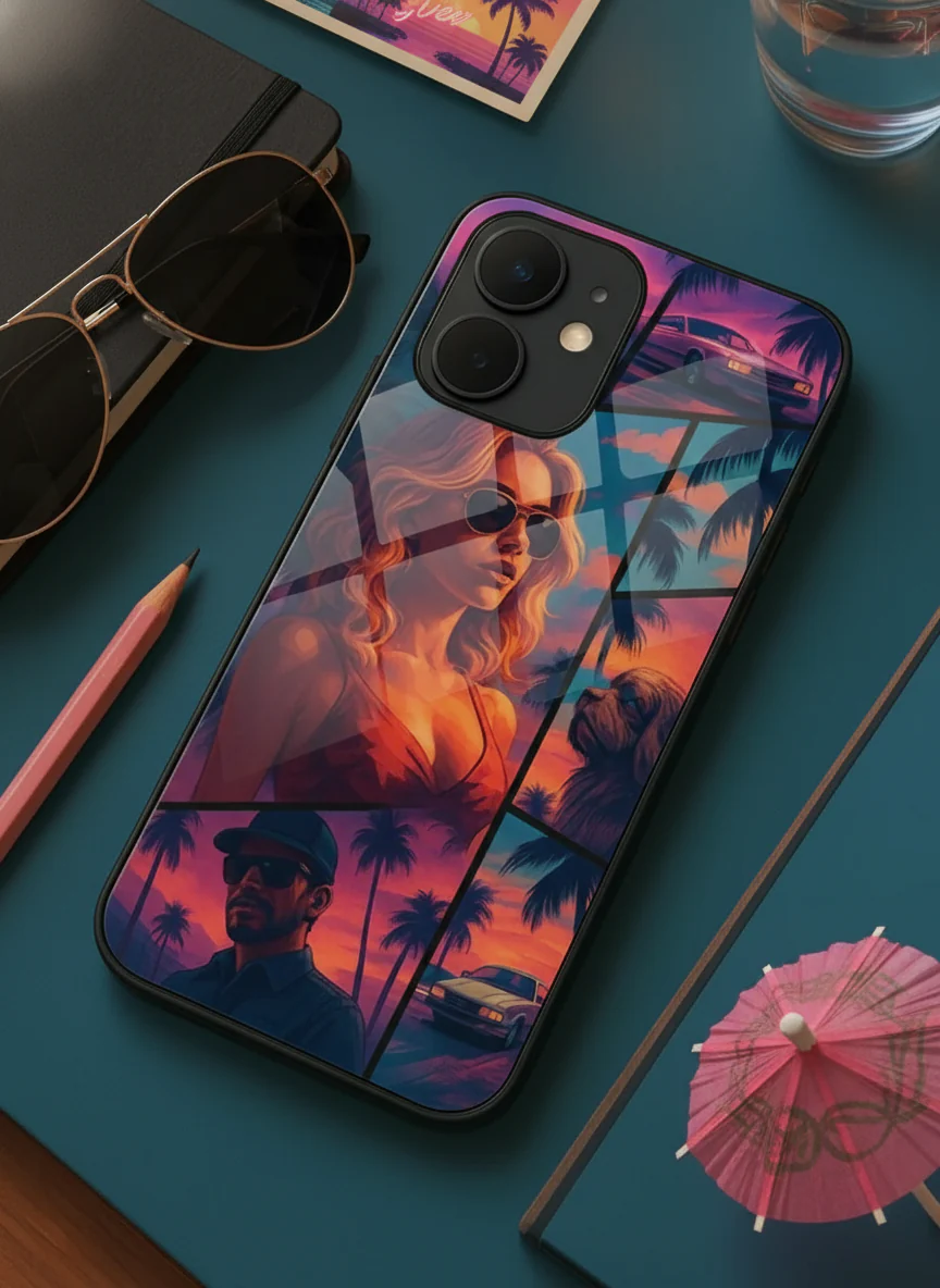 GTA Loading Premium Glass Back Cover For iPhone 11-17 Models - Image 4