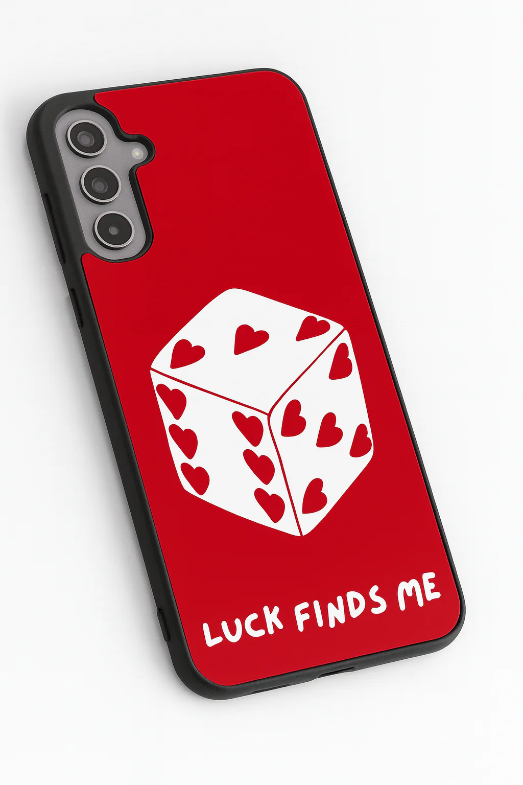 Hearts & Dice Premium Glass Back Cover For Galaxy S, A, M & F Series - Image 6