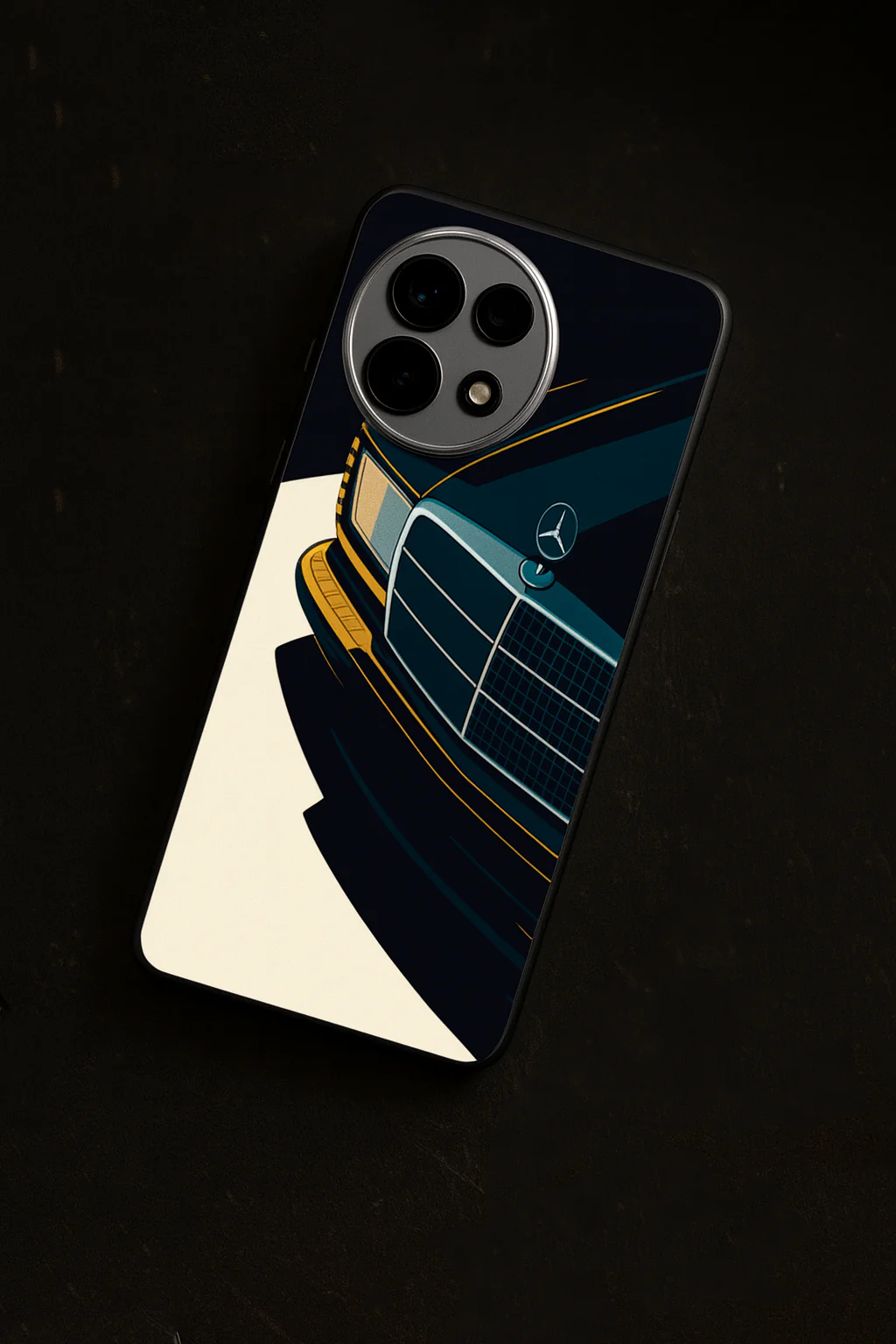Minimal Car Sketch Premium Glass Back Cover For One Plus 13, 12, 11, 10, Nord Series - Image 5
