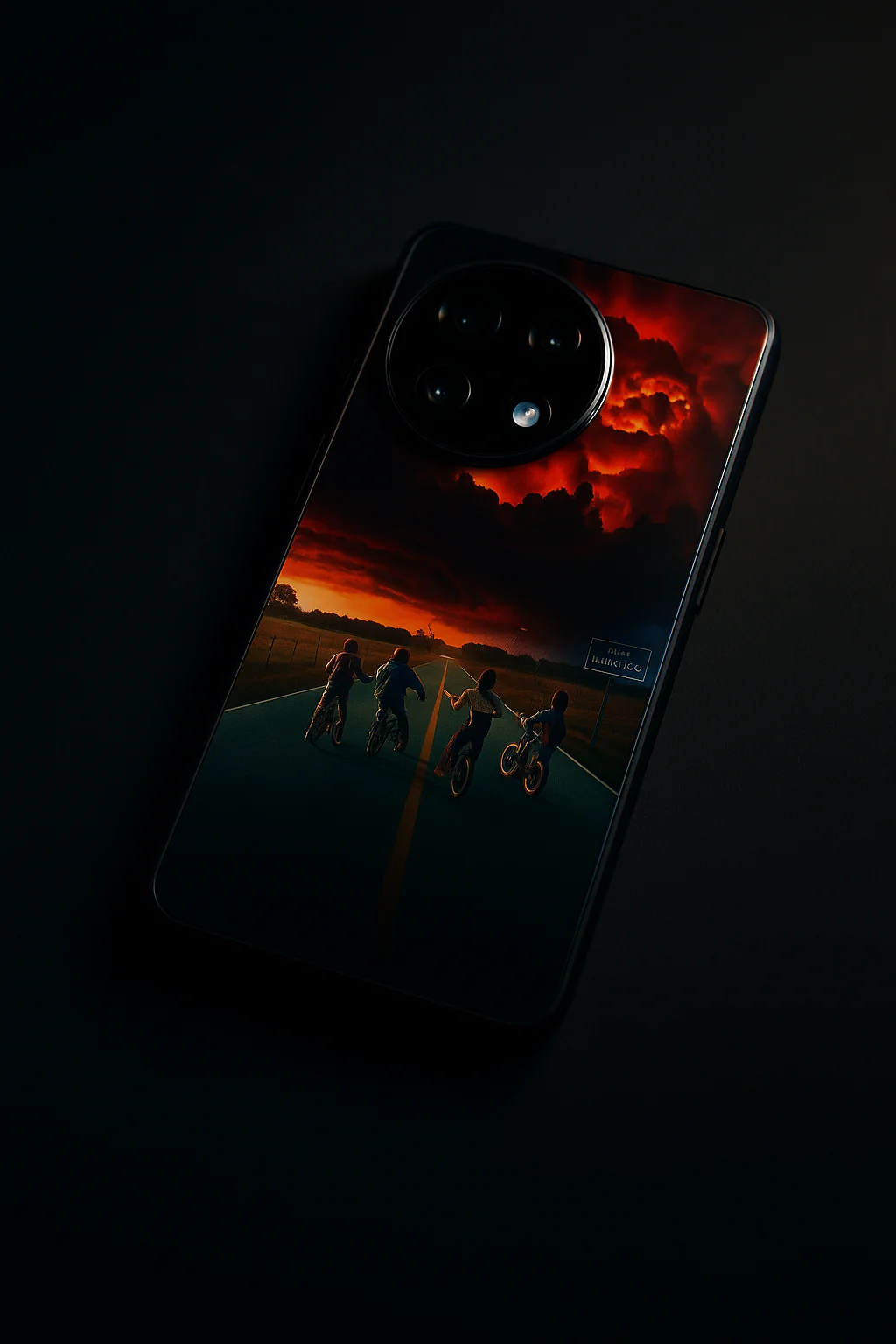 STRANGER THINGS- The Four Riders Premium Glass Back Cover For One Plus 13, 12, 11, 10, Nord Series - Image 8