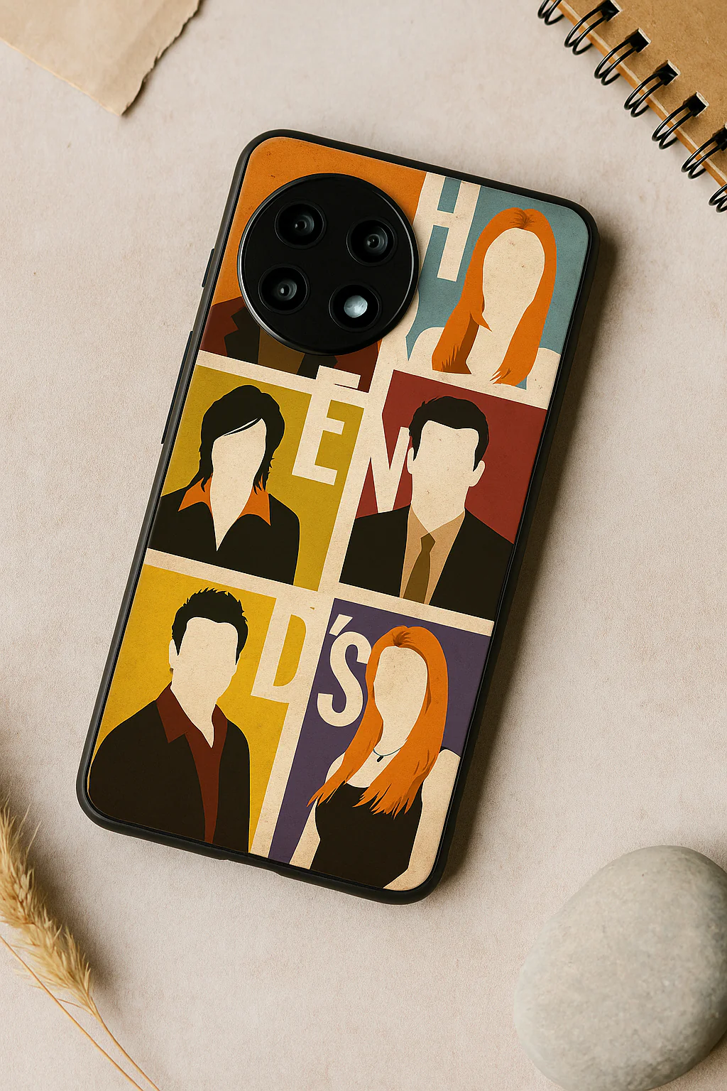 FRIENDS The Sitcom Edit Premium Glass Back Cover For One Plus 13, 12, 11, 10, Nord Series - Image 4